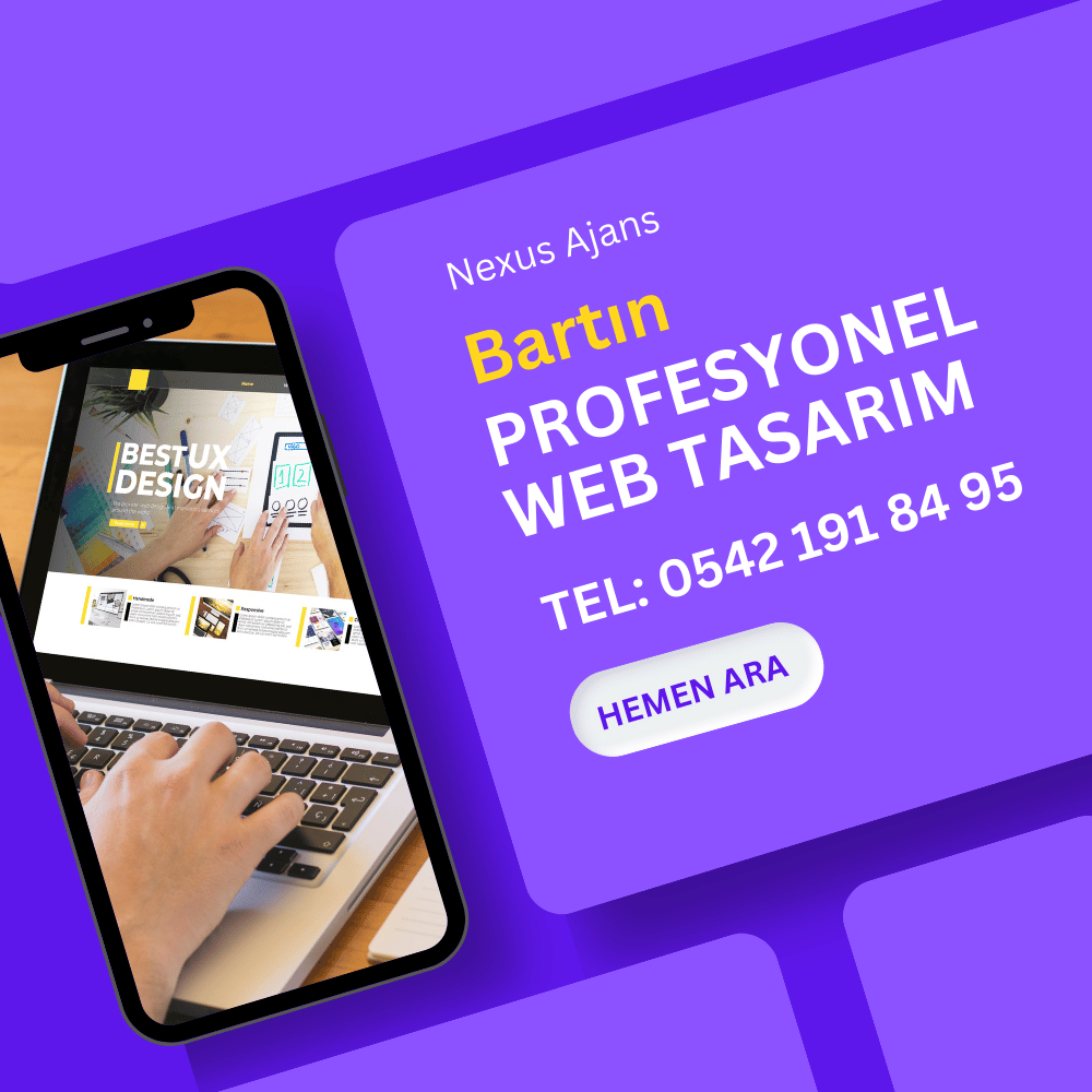 Bartın Profesyonel Web Tasarım Ajansı ve Tasarımcı Nexus Ajans