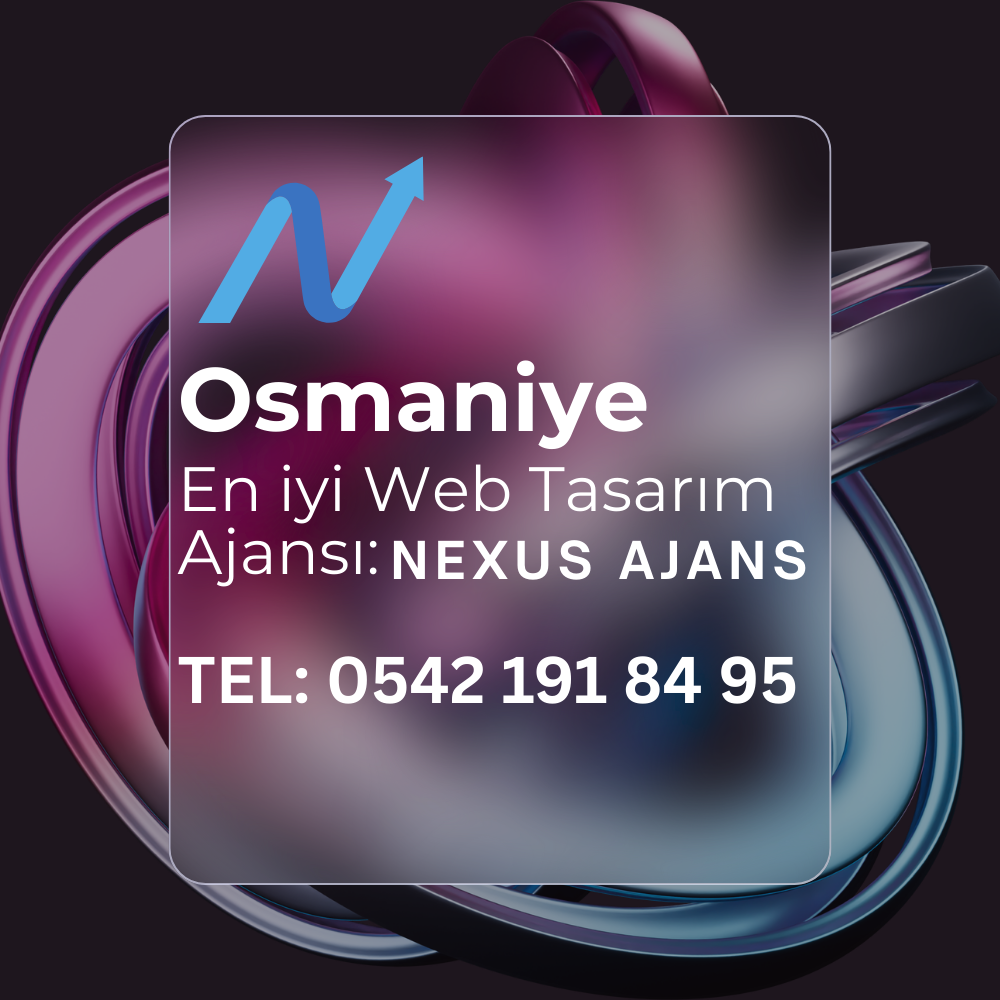 Osmaniye Web Tasarım Ajansı Nexus Ajans